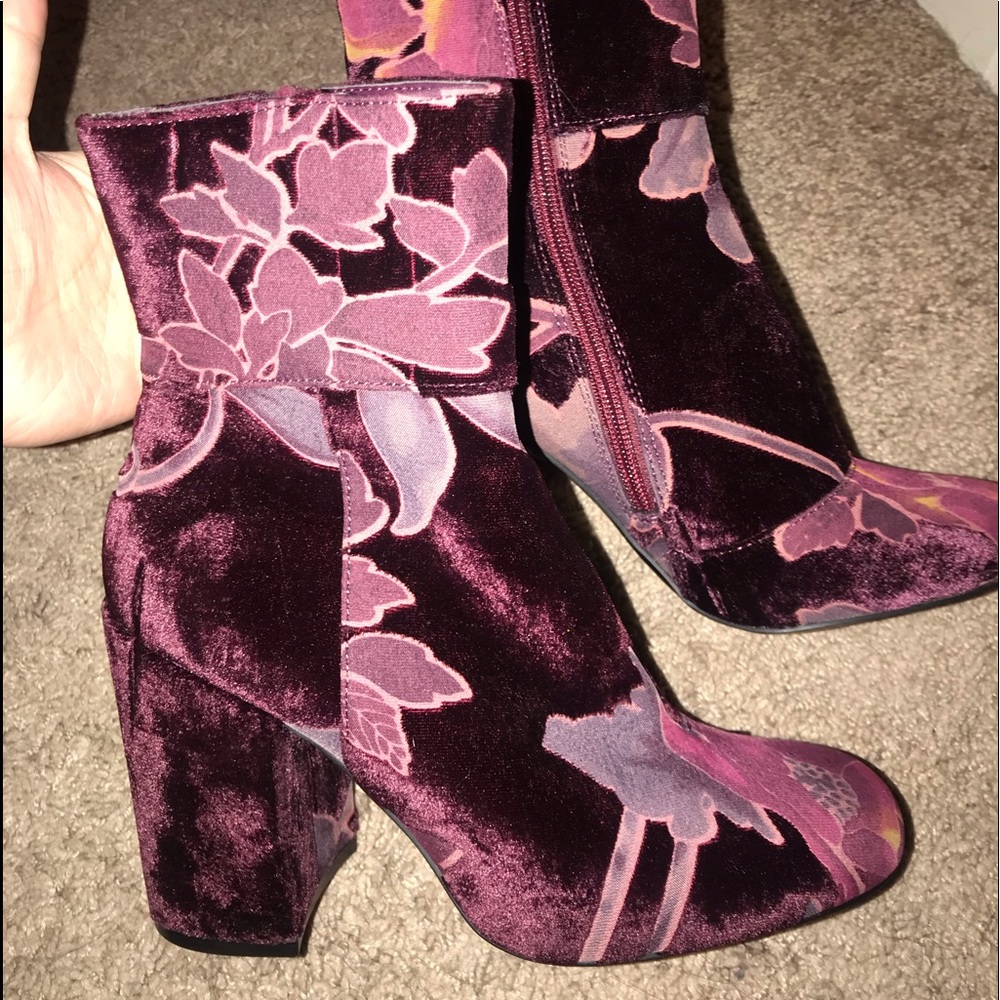 Steve Madden Velvet Booties